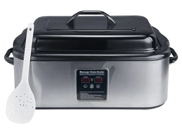 Master 18 Quart Stone Warmer – LED Digital Hot Stone Heater