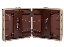 Master Del Ray S30" Portable Massage Table – 72" x 30", 3" Memory Foam Cushion, Adjustable 24–34" Height, Beige PU, 750 lbs Capacity, Professional Therapist Table-3