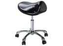 Master Hydraulic Ergonomic Saddle Stool with Chrome Base-0