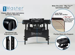 Master Monaco Airwave Full-Body Stretching Massage Table with Airbags - AWS S30-2