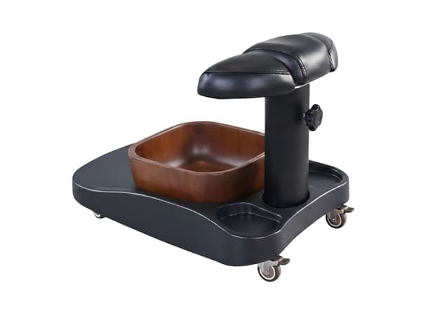 Doyen Pedicure Bowl Trolley with Adjustable Foot Rest – Professional Footbath Spa Cart