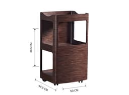 Doyen Wooden 3-Tier Spa & Salon Trolley -4