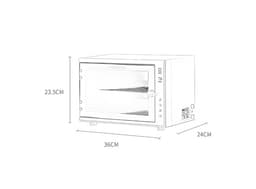 Doyen Ozone UV High-Temperature Sterilizer 3-in-1 – 18L Electric Countertop Cabinet for Beauty Salons-6