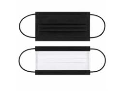 Face Mask Black (with white layer) 1 Box (50 Mask)-0