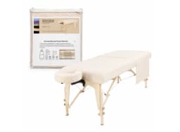 Master Fitted Cotton Table Cover Beige 3pcs Set-0