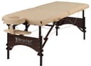 Master Argo S28" Portable Massage Table – 28"x72", Auto-Lock Legs, Oil & Water-Resistant PU, Adjustable Height 23"-33", 1.5" Foam, Lightweight 31 lbs, Beige/Black-0