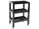 Master Wooden 3‑Tier Rolling Cart Trolley-0