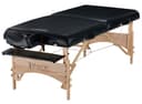 Master S32" Husky Gibraltar XXL – 32" Extra-Wide Portable Table with 3" Memory Foam, Black PU, Adjustable Height, Supports Up to 1451 kg-0