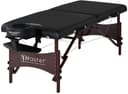 Master Roma LX S28 Portable Massage Table – 28"x72" with Memory Foam, Adjustable Height 24"-34", Oil & Waterproof PU, Walnut Legs, Includes Face Cradle & Armrest-0