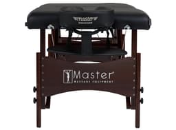 Master Roma LX S28 Portable Massage Table – 28"x72" with Memory Foam, Adjustable Height 24"-34", Oil & Waterproof PU, Walnut Legs, Includes Face Cradle & Armrest-2