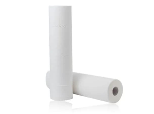 Roial Disposable Bed Roll - Couch Roll ( 1 Carton/ 6 Rolls  - 300 pcs), White