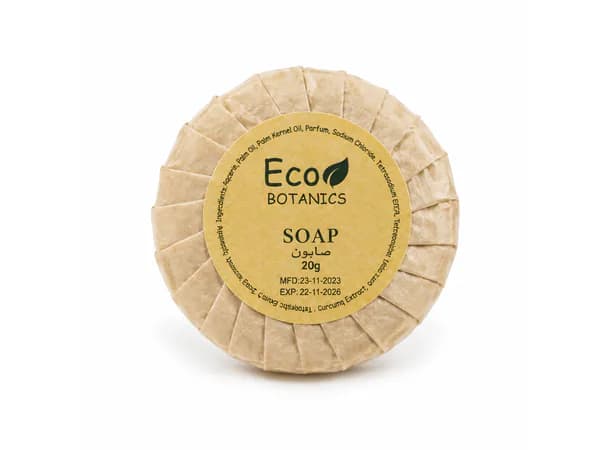Soap 20g Round Pleated Wrapped – 1 Box (1000 Pieces)