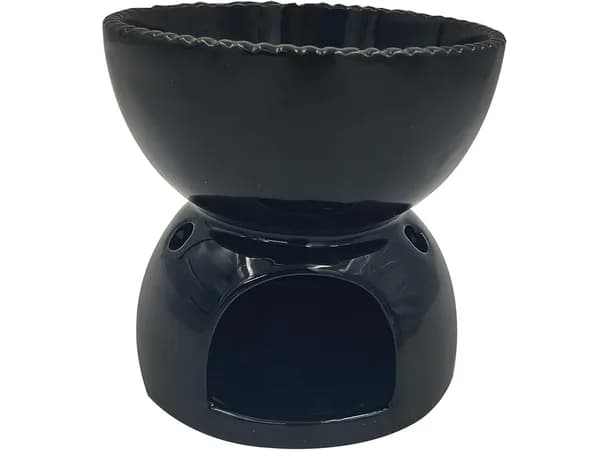 300ml Ceramic Oil Burner & Wax Warmer,Extra Large Capacity Aromatherapy Diffuser for Spa, Hotel & Home