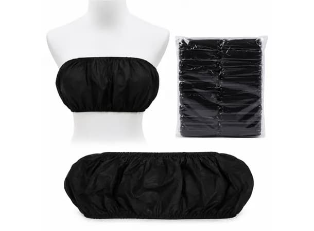 Disposable Nonwoven Ladies Bra (100 Pcs) – Free Size (Black)