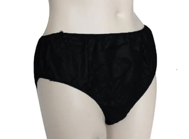 Disposable Nonwoven Ladies Panty – 100 Pcs (Black)