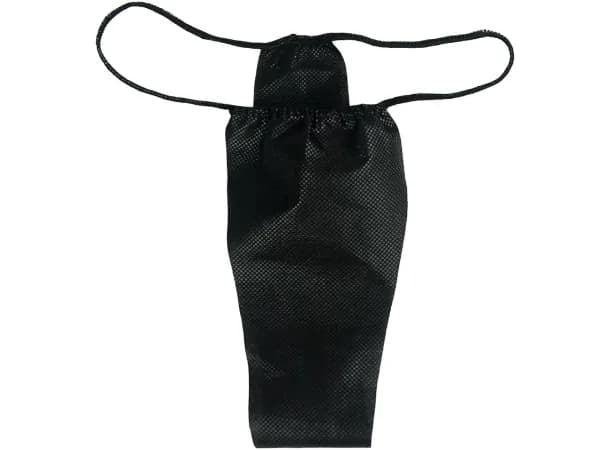 Disposable T-Panty Thongs & Spa G-Strings (100 Pcs) – Nonwoven Underwear – Free Size (Black/White)
