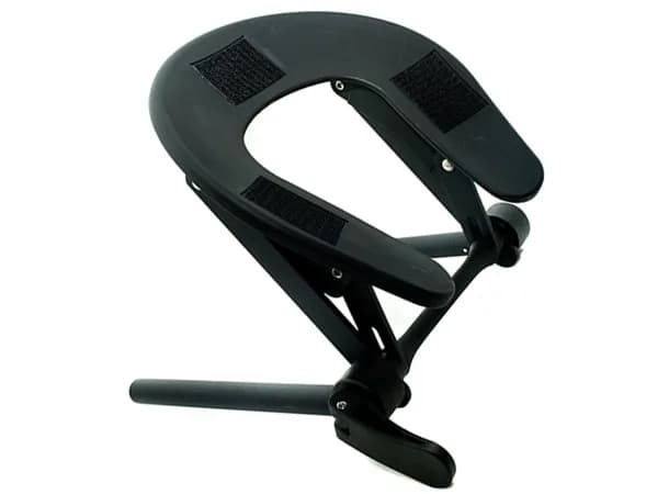 Master Adjustable Face Cradle Contoured – Black Contoured Plastic Plate Massage & Spa Table Face Cradle