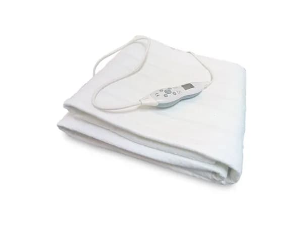 Master Massage Standard Table Warmer – UK Plug, EMR Safe Massage Table Heating Pad, 185 x 76 cm, 8 Temperature Settings, Auto Safety Shut-Off, Cream
