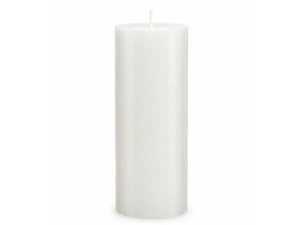 Pillar Candle Unscented Pillar Candle White, 8x15 inch - 1pc