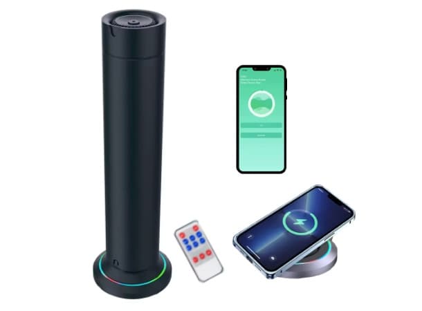 Portable Two-in-One Aromatherapy Diffuser with Wireless Phone Charger-200 ml